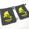 China Hot stamping Cotton Rope 18x23cm Jute Drawstring Bag for candy packing factory