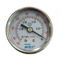 China Pneumatic System Components Panel Mounting Air Pressure Gauge Manometer 40mm,50mm,63mm for sale