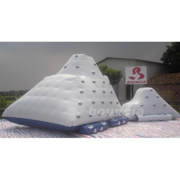 Quality Water Park Inflatable Water Iceberg / Inflatable Water Climbing Wall for sale