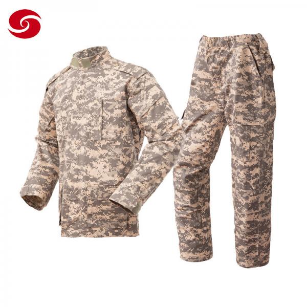 Quality Saudi Arabia Digital Nylon and Cotton Military Police Uniform Camouflage ACU Uniform for sale