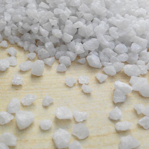 Quality Milky White Water Treatment Consumables , Quartz Sand For Water Filtration 2.65g for sale