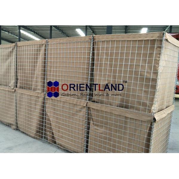 Quality Beige Color Defensive Barrier Hot Dipped Galvanized Wire Material MIL 4 for sale