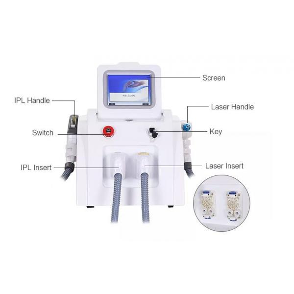 Quality OPT Nd Yag Diode Laser Hair Removal Machine 2 In 1 Picosecond Skin Rejuvenation for sale