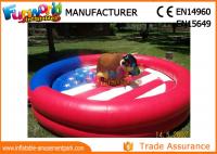 China 0.55mm PVC Tarpaulin Inflatable Rodeo Bull Waterproof And Fire Resistant factory