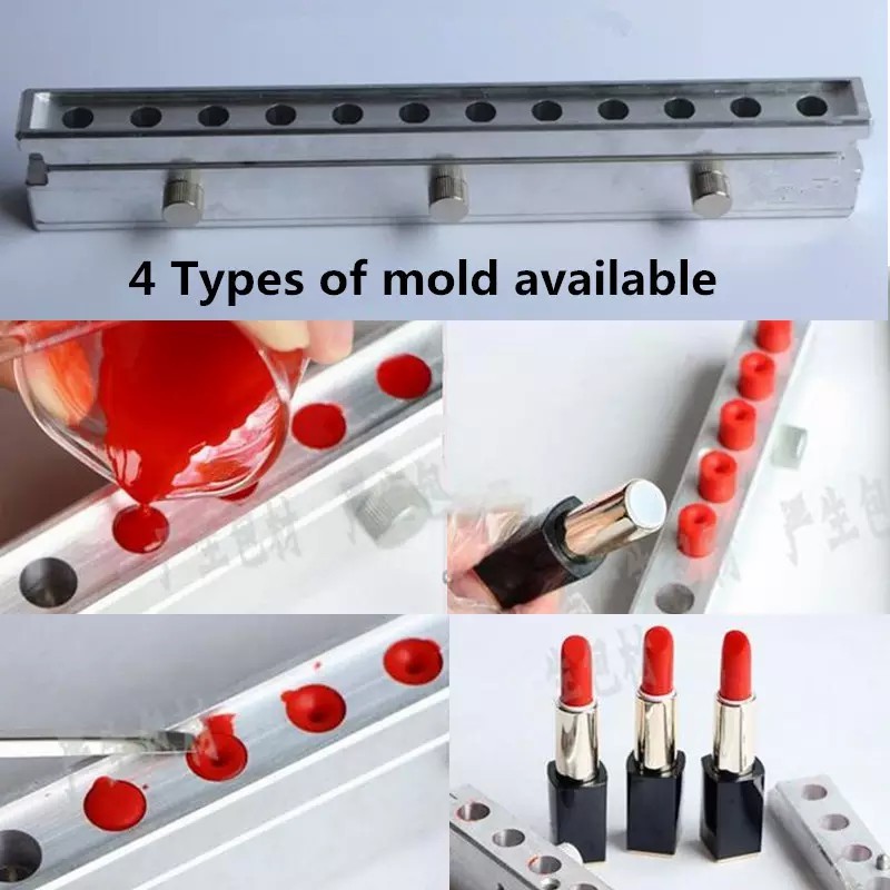 China Aluminum Custom Plastic Logo Mold Making Injection Container Lip Stick Moulds Lipstick Mould factory