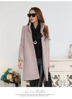 Buy cheap fashion high collar ladies elegant pure cashmere coat from wholesalers