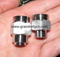 China male thread OEM stainless steel 304 precision machined &amp; turned down parts natural finishing factory