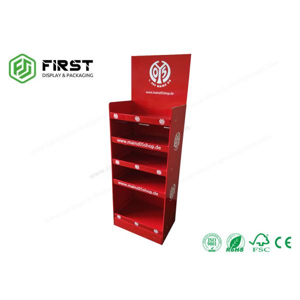 Quality Custom Printed Light Weight Pos Cardboard Display Stands For Advertising for sale