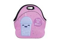 China Green monster print childrens insulated lunch bags for school factory