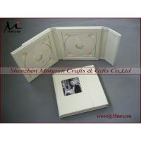 China Leather Fabric Linen cd dvd storage packaging Box factory