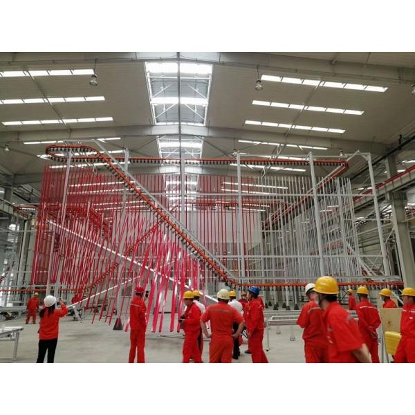 Quality Galvanized Sheet Vertical Powder Coating Line Large Capacity Metal Powder for sale