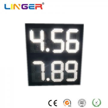 Quality 8.88 Format Led Gas Price Sign With 2 Rows , Led Fuel Price Sign Waterproof for sale