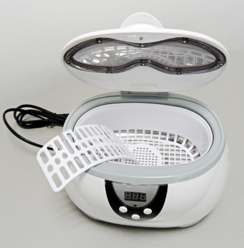 Quality 600ml Denture Ultrasonic Cleaner 155×95×52mm Digital Display for sale