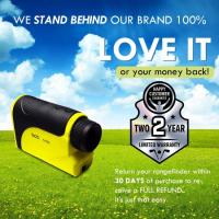Quality Yellow Laser Rangefinder For Golf And Hunting 6X Golf Distance Finder for sale