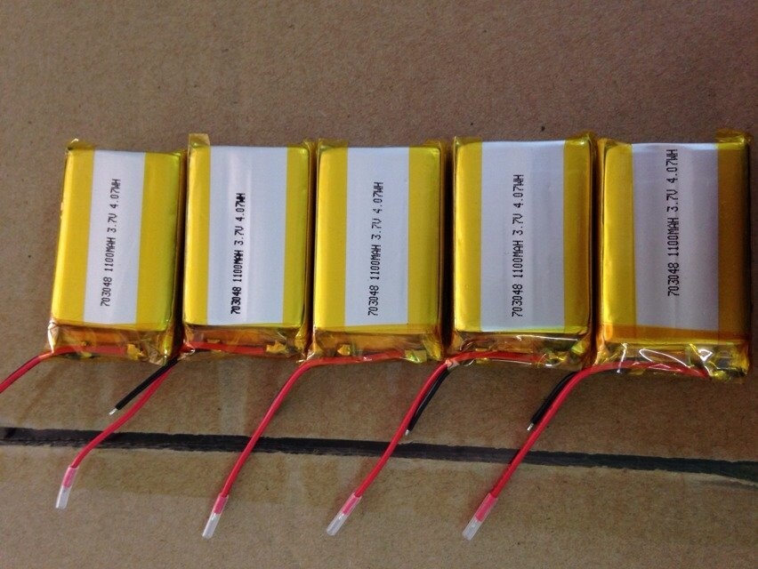 China High Discharge Lithium Polymer Battery 1100mAh 3.7V for Digital cameras factory