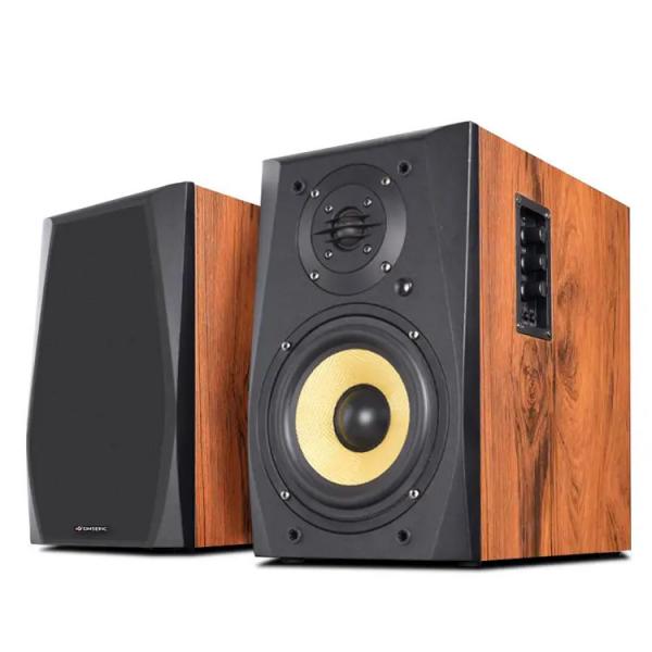 Quality 100W Wood Color Bluetooth Studio Speaker With 6 Ohms Impedance for sale