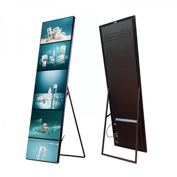 Quality P2.5mm Led Poster Video Display 1/32 Scan 1920x576mm App Control for sale