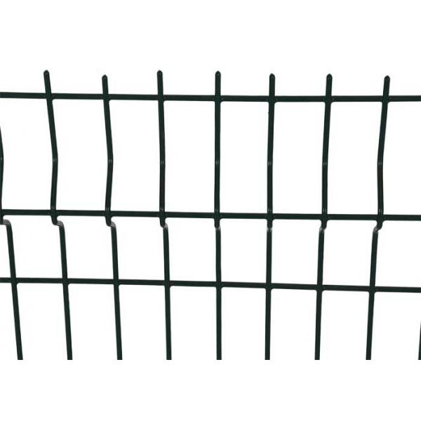 Quality OHSAS 18001 Square Post 50*150mm Green Welded Wire Fence for sale