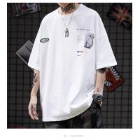 China ODM 100% Cotton Streetwear Shoulder T Shirts 3XL Fashion Custom Printing factory