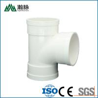 China Tee PVC Drainage Pipe Fittings 2.0mpa Water Supply Plastic factory