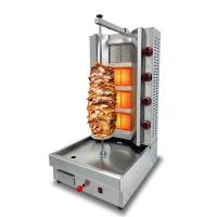 China Sustainable PG-04 Commercial 4 Burner Doner Kebab Machine Gas Shawarma Machine For Restaurant factory