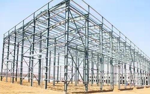 Quality Q235 Q345 Agricultural Steel Building Metal Cattle Shed Cattle Yards for sale