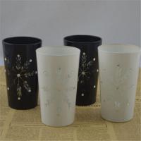 China glass materials glass candle holder similar ceramic factory