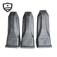 Quality Black Steel Forged Bucket Teeth For Wheel Loader Attachments for sale