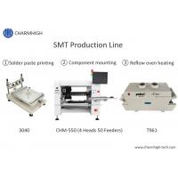 Quality 3040 Stencil Printer CHM-550 SMT Production Line SMT Chip Mounter Reflow Oven for sale