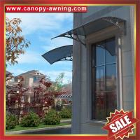 China diy pc polycarbonate canopy awning shelter with cast aluminum alu bracket arm support and polycarbonate sheet for sale for sale
