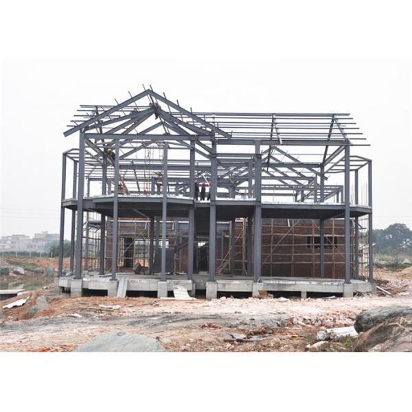 Quality Fire Proof Prefab Steel House For Living Customized Design Demountable for sale