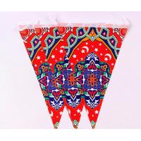 China Wedding Theme Pennant String Flags / Personalized Party Pennant Flags Customized Size factory