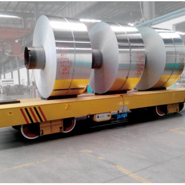 Quality 63 Ton Heavy Load Steel Tube Handling Flat Bed Cart For Transporting Heavy Cargoes for sale