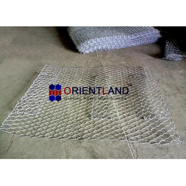 Quality ASTM A975-97 Galfan Woven Mesh Gabion Wire Baskets for sale