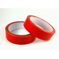 China Multi Purpose Product Red Single Sided Hot Melt Cloth Tape for sale