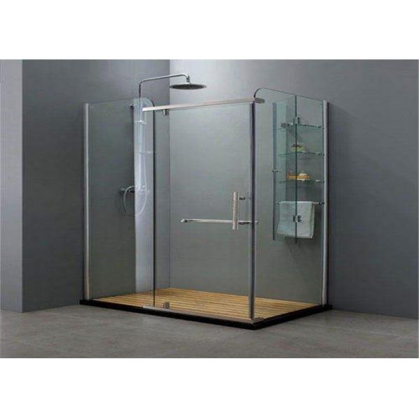 Quality Customized Clear Toughened Glass , Bathroom Shower Glass Shower Enclosure for sale