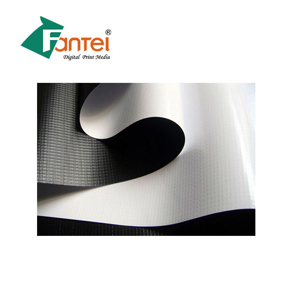Quality White 100m 700gsm PVC Blockout Banner Wide Format Printing UV ink for sale