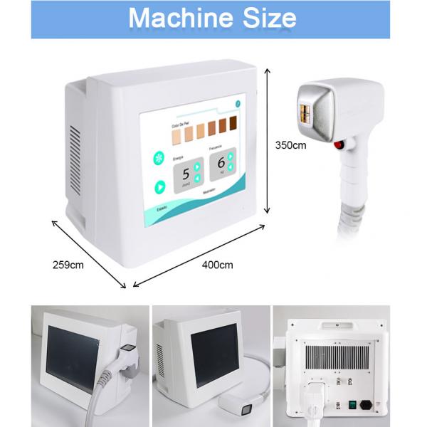 Quality Factory price Portable Permanent Painless 3 Wavelength Diode Laser Hair Removal for sale