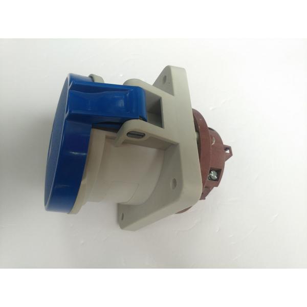 Quality Flush Mounted Industrial Plug Sockets IP44 Rain Resistance Material for sale