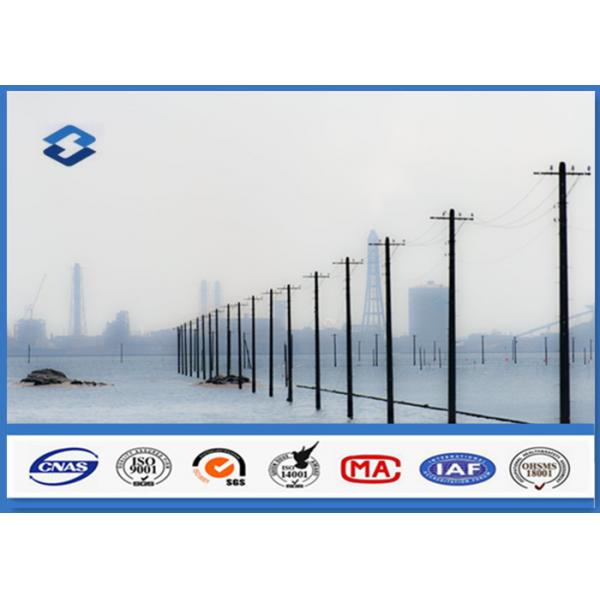 Quality AWS D1.1 Welding Transmission Distribution Line Conical Metal Power Pole for sale