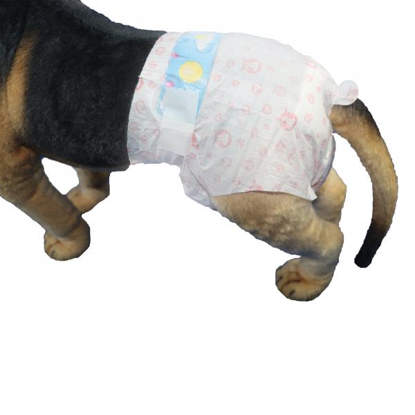 Quality 100% Cotton Super Absorbent Disposable Pet Diapers Elastic Waist Female Dog Diaper for sale