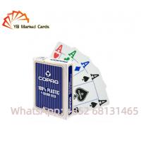China Black Copag Plastic Playing Cards Poker Gambling Props 54 Playing Cards 58*88mm factory