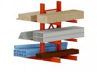 China Heavy Duty Warehouse Racking Systems Two Side Light Cantilever Pallet Racks factory