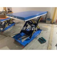 Quality Hydraulic Mobile Platform Electric Movable Scissor Lift Table With Wheels for sale