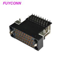 China V.35 Female Connector 34pin Right Angle PCB Connector for Router with board lock factory