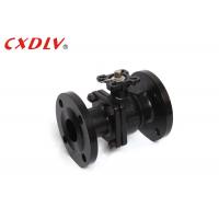 China Carbon Steel Flanged Ball Valve with PTFE Seat Corrosive Medium factory