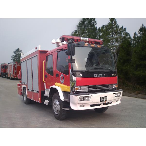 Quality ISUZU 240HP Emergency Rescue Fire Truck 6 Wheeled Large Capacity for sale