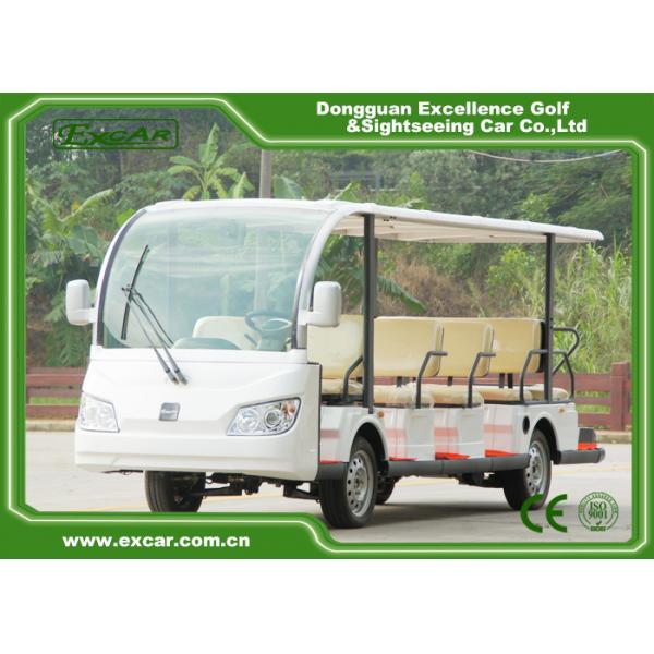 Quality EXCAR white 14 Seater 72V electric sightseeing bus electric car china tour bus for sale