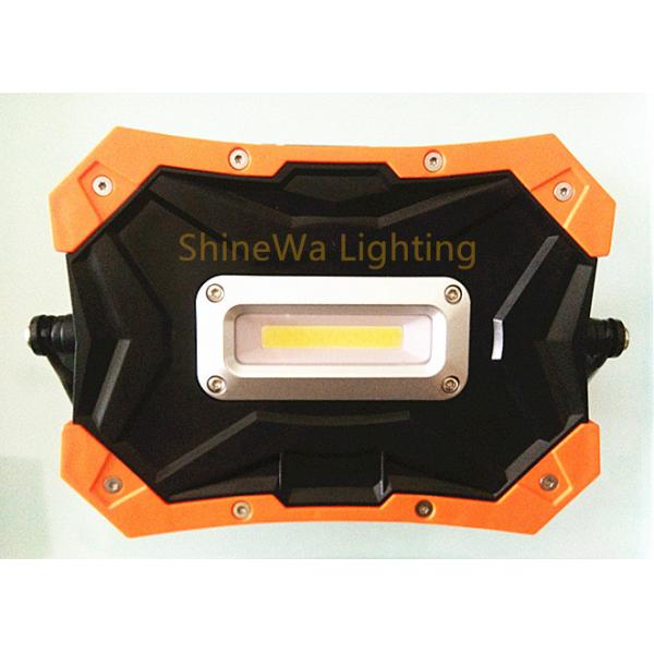 Quality Handheld Solar Led Work Light / 10W Yellow Solar Powered Construction Lights for sale