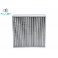 China Final stage Hepa Air Filter , Low Resistance Oil Mist Collector With Heavy Duty Media Pack factory